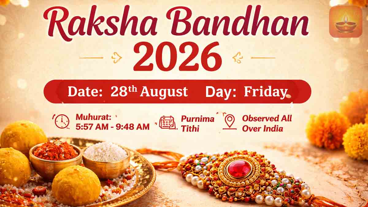 Raksha Bandhan 2026 Date, Time, Muhurat & Holiday in India