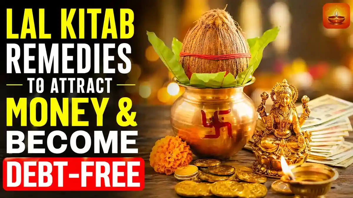 Lal Kitab remedies to attract money and become debt free with Lakshmi idol and coins