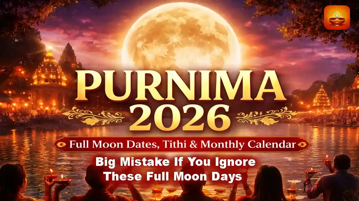 Purnima 2026 full moon dates calendar India with tithi time and religious significance