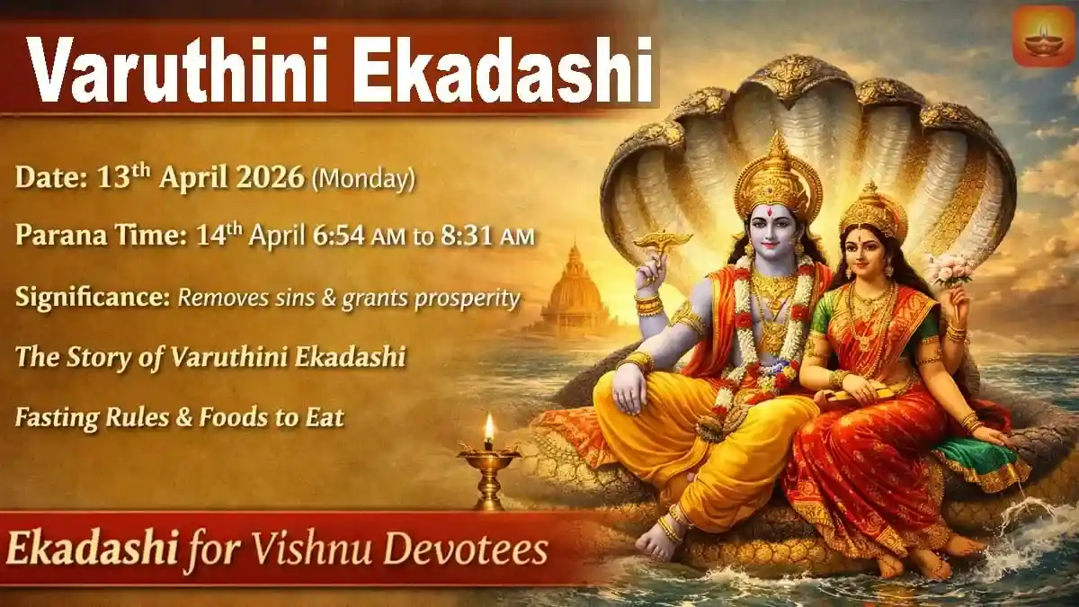 Varuthini Ekadashi 2026 date Lord Vishnu Lakshmi fasting significance and parana time