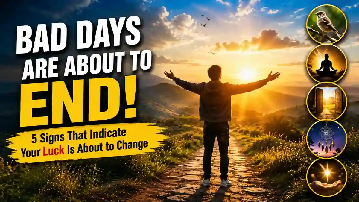 Person standing at sunrise symbolizing hope, new beginnings, and five positive signs that better days may be ahead.
