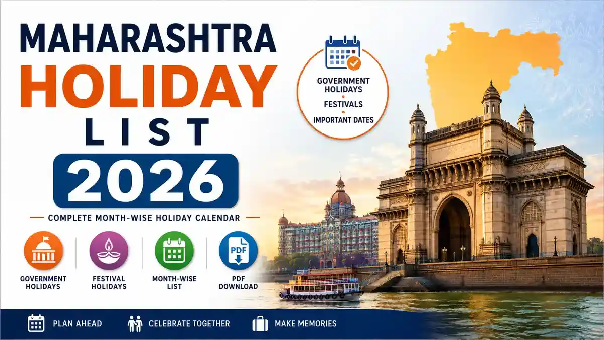 Maharashtra Holiday List 2026 – Government and Public Holidays