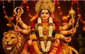 Goddess Durga worship during Navratri in Maharashtra